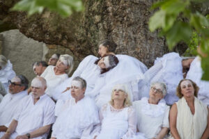 Der Sprechchor Dortmund gewährte einen Einblick in eine Workshop Situation. (Foto: (c) Sprechchor Dortmund)