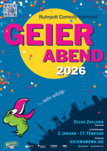 Das Plakat der Session 2026 des Geierabends. (Foto: Tania Reinicke)