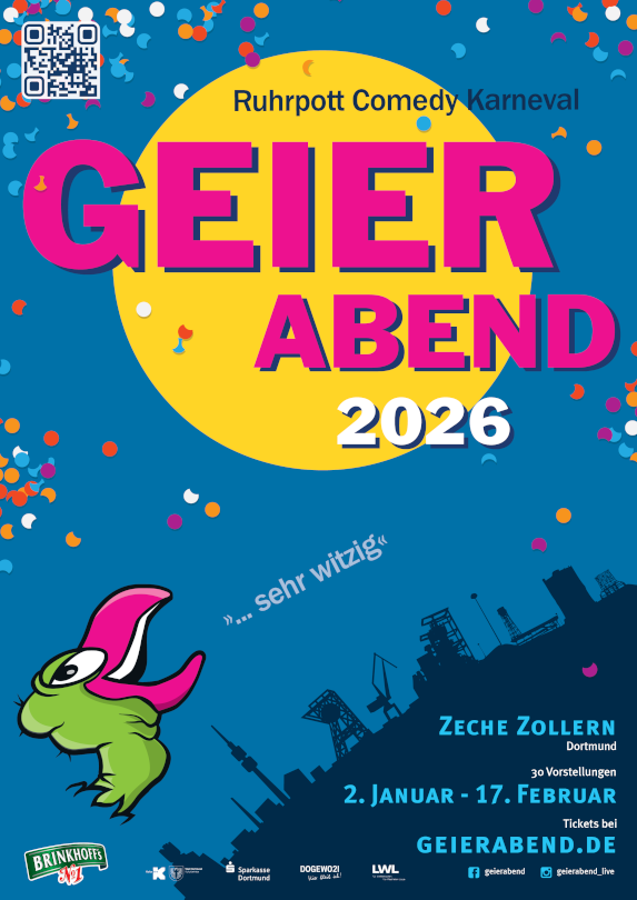 Das Plakat der Session 2026 des Geierabends. (Foto: Tania Reinicke)