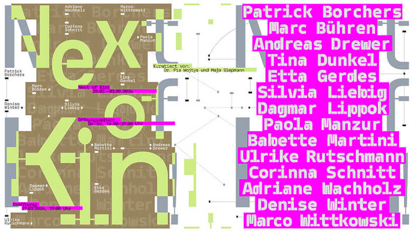 Das Plakat zur Ausstellung illustrierte Lea Srzamek